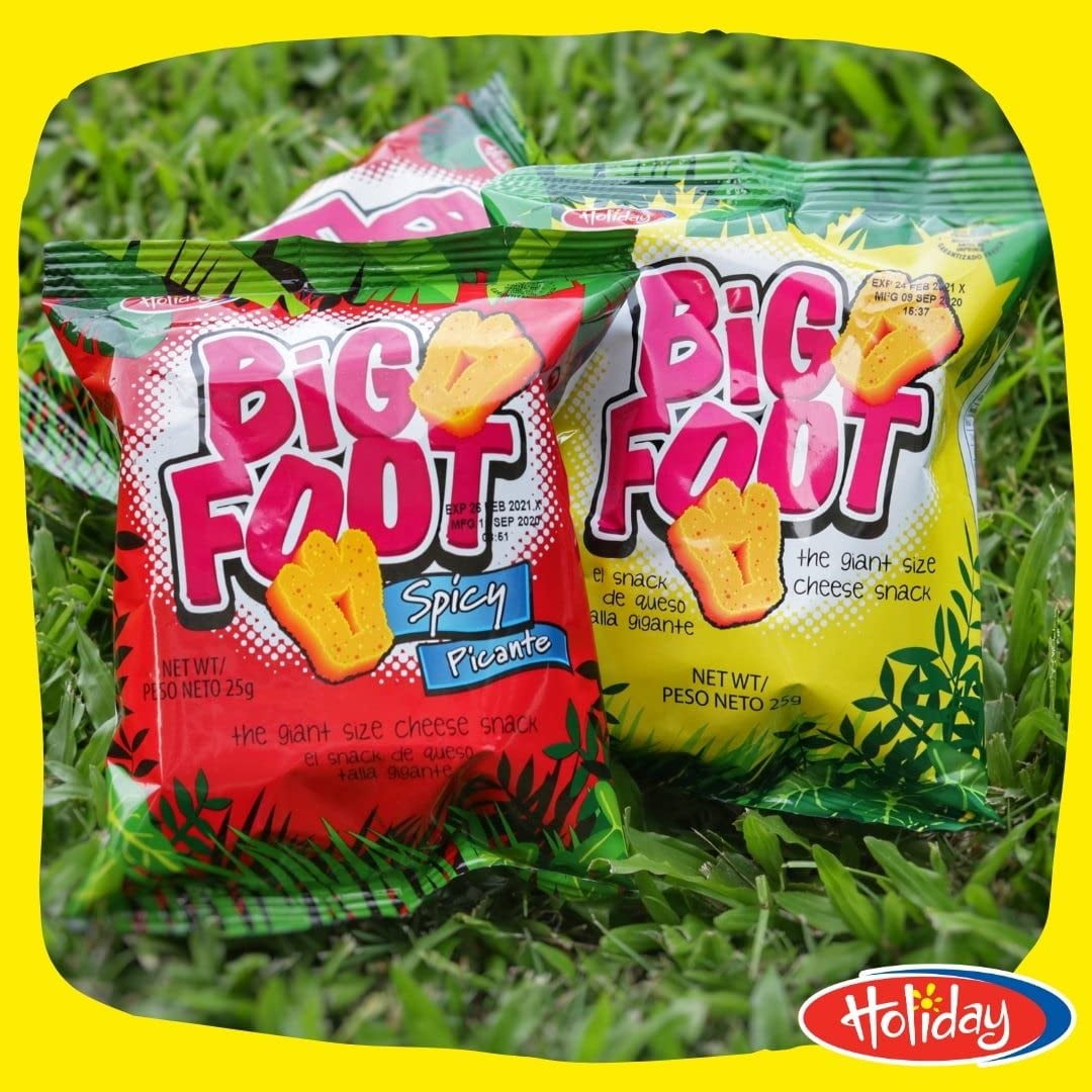 Holiday Big Foot Cheese Snack, Spicy Picante, 0.9 oz. (Pack of 12)
