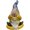 A, variant on Ghost Jack-O-Lantern Accent Halloween Gnome Figurine, Gothic Resin Garden Elf Statue, Dark Romance Farmhouse Fall Mantel Decor