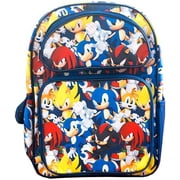 Sonic and Friends All Over Print Large 16 Inch Polyester Backpack