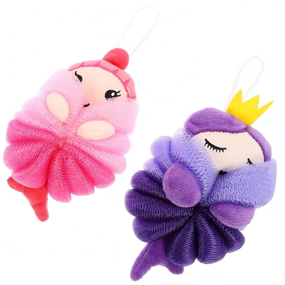 RAGUPEL 2 Pcs Sponges Bath Childrens Poufs Body Scrubber Household Mesh Baby