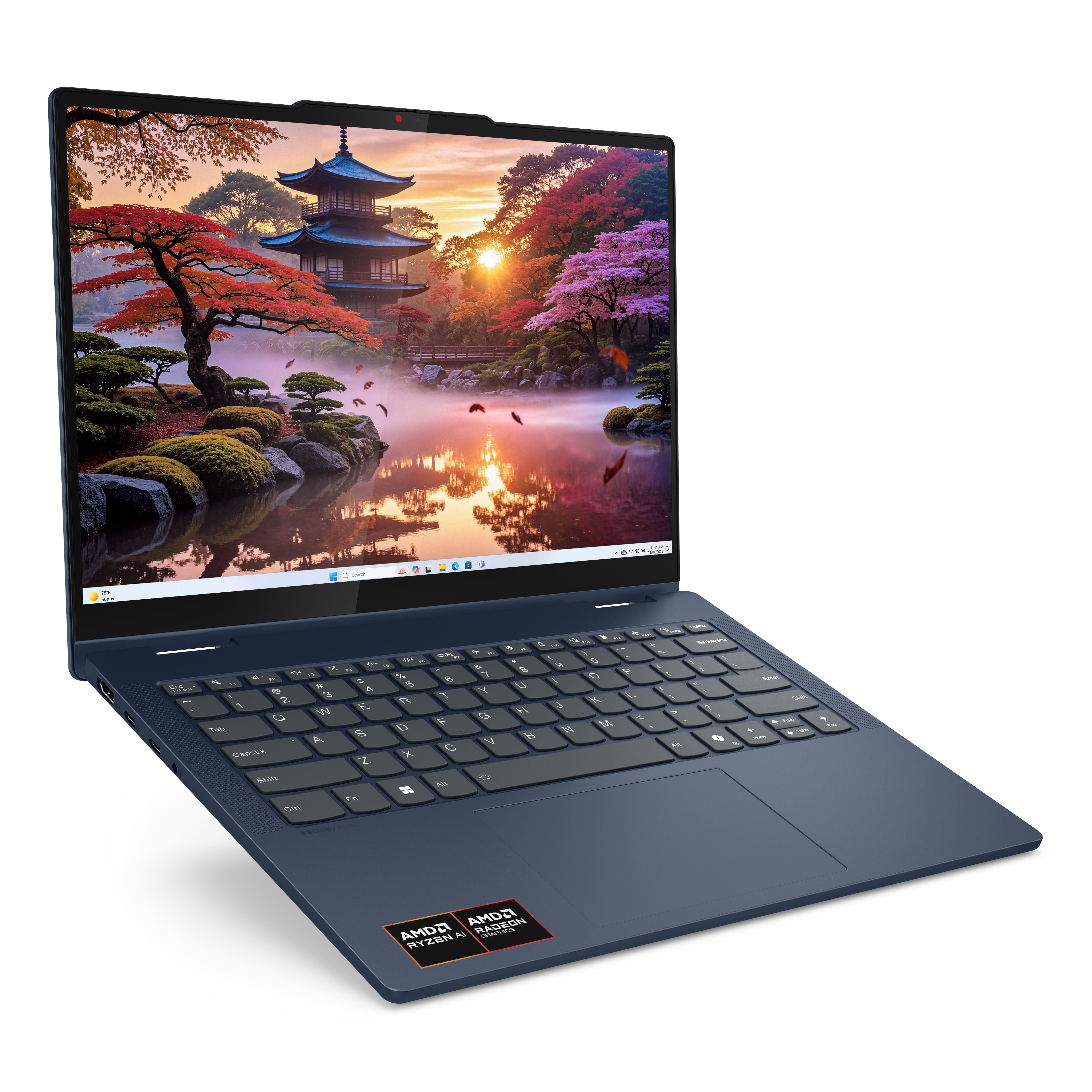 Lenovo IdeaPad 5 2-in-1 14" Laptop, Touchscreen, AMD Ryzen AI 5 340, 16GB RAM, 1TB SSD, Cosmic Blue