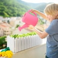 thumbnail image 4 of Plastic Watering Can, Fresh Green Small Watering Pot for Indoor Bonsais, Lightweight Refillable Sprinkler for Garden Flower, Easter Gifts, Gardening Tool for Home Bonsai Care, 700ml, Pink, 4 of 6