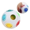 thumbnail image 4 of Football  Toy, Rainbow Ball Beautiful Appearance  for Friends Gathering for Family Entertainment, 4 of 8