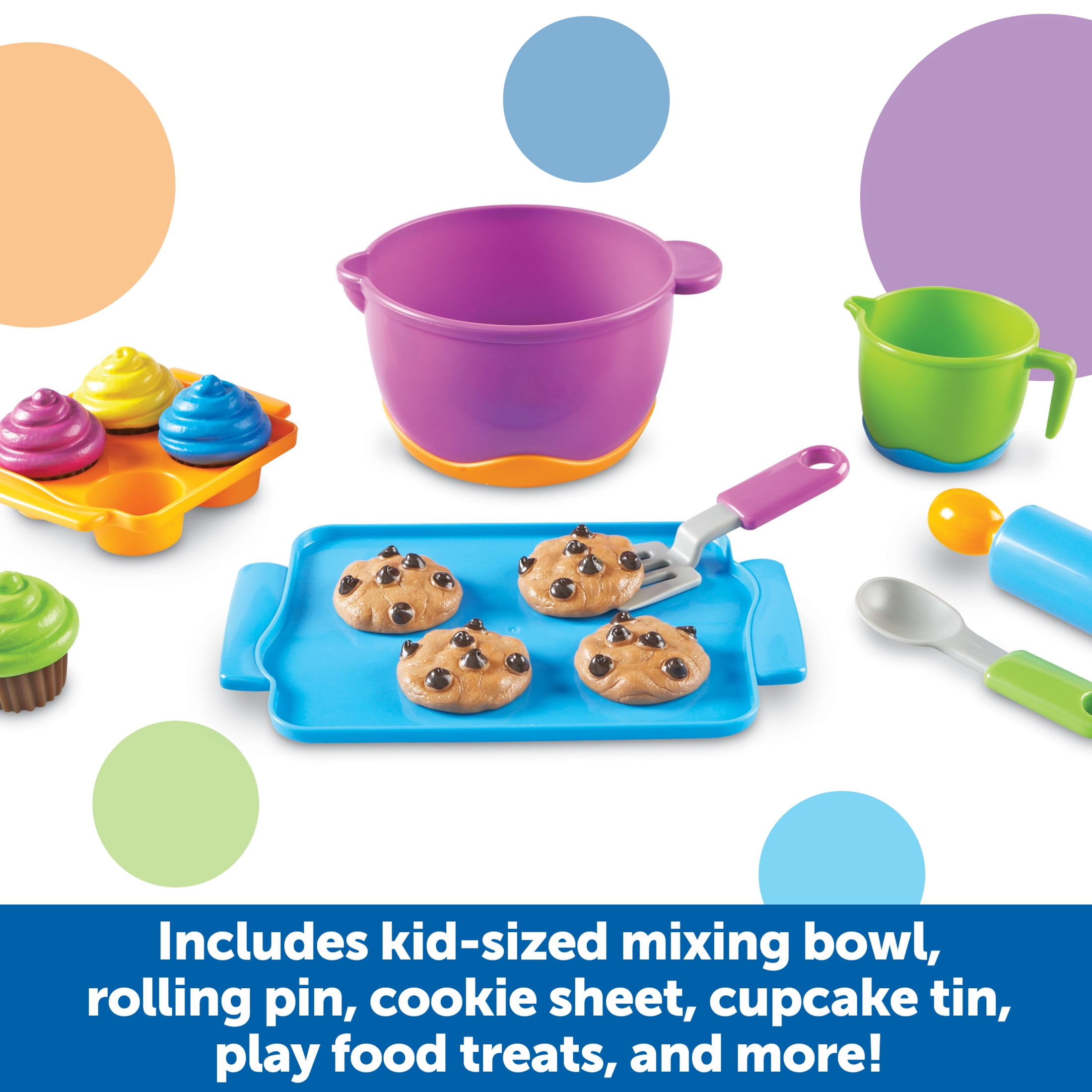 Learning Resources New Sprouts Bake It!, Play Food, Ages 18 Months +