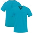 thumbnail image 5 of Adar Addition Scrubs for Men - Modern Multi Pocket V-Neck Scrub Top - A6010 - Teal Blue - S, 5 of 8