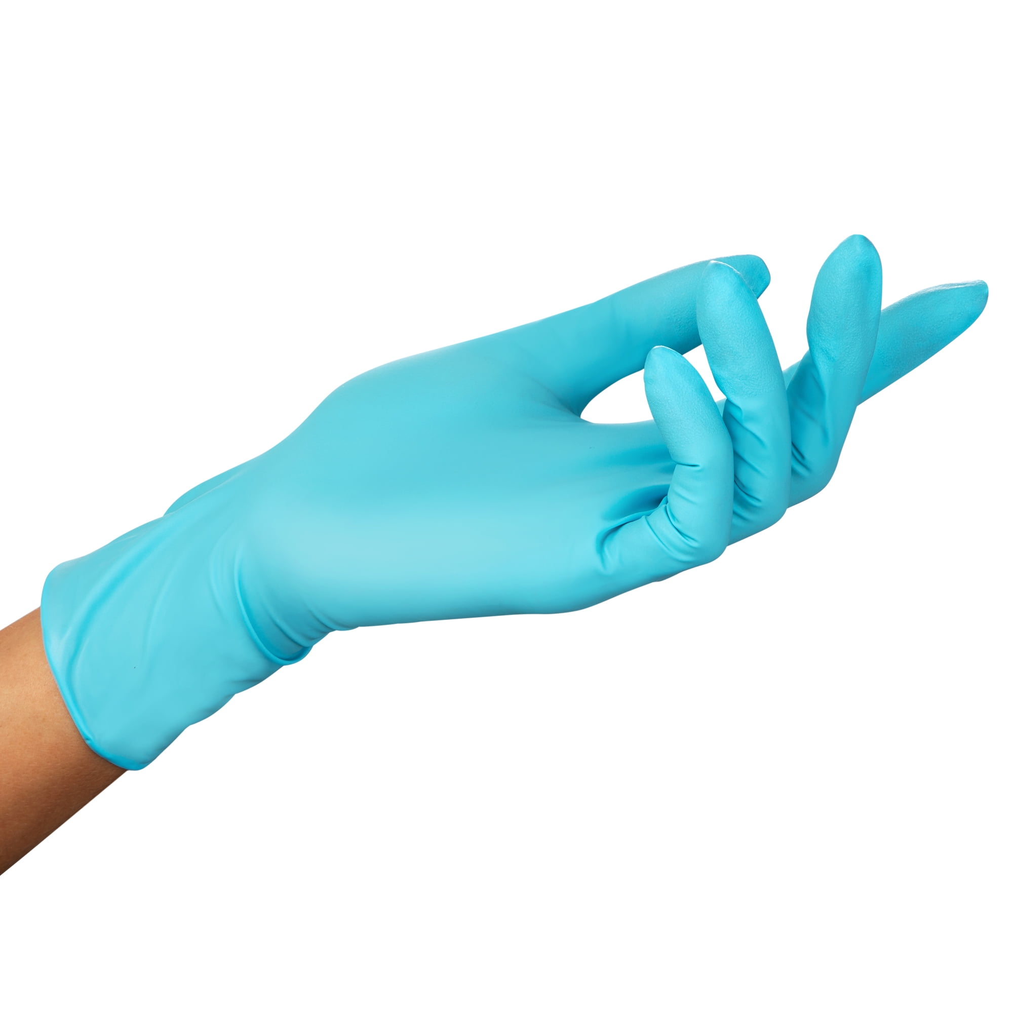 HALYARD Blue Nitrile Exam Gloves, PowderFree, NonSterile, 5.9 mil, 9.