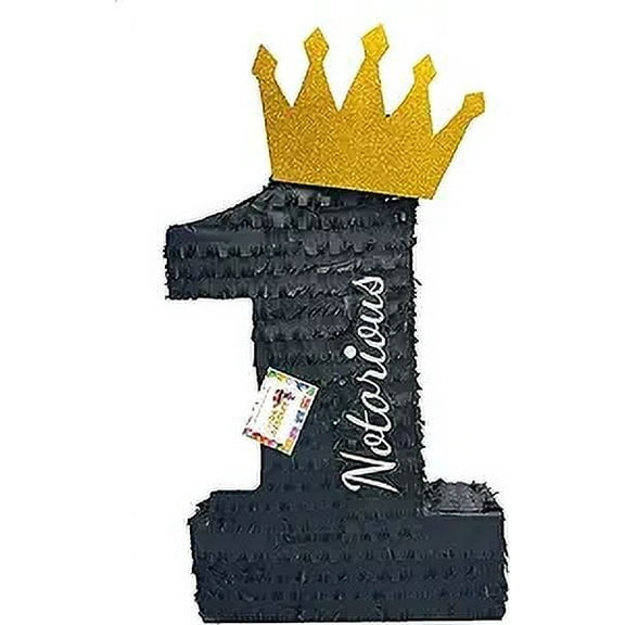 Number One Pinata Wild Theme with Gold Crown Wild One Notorious ONE