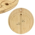 thumbnail image 4 of BambooMN Round Cutting Board 15" Diameter x 0.75" Thickness - 3 Pieces, 4 of 7
