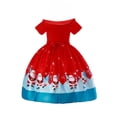 thumbnail image 3 of Tregren Girls Christmas Dresses Fancy Christmas Festival Party Dress for 3-10 Years Toddler Girls, 3 of 7