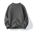 thumbnail image 4 of Mens Sweatshirt Under $10 Shirts for Men Winter Warm Fleece Sherpa Lined Sweatshirts Casual Solid Color Crewneck Long Sleeve Pullover Tops, 4 of 6