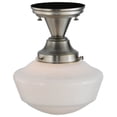 thumbnail image 5 of Meyda 9"w Revival Schoolhouse W/traditional Globe Semi-flushmount - 143957, 5 of 7