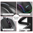 thumbnail image 4 of Xingzhi Game Mouse Professional 10 Buttons RGB with Colorful Light Mouses Practical Black Accessories Home Office Gamer, 4 of 7