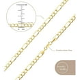 thumbnail image 3 of Jewelry Atelier Gold Chain Necklace Collection - 14K Solid Yellow Gold Filled Figaro Chain Necklaces for Women and Men with Different Sizes (2.8mm, 3.7mm, 4.7mm, 5.6mm), 3 of 12