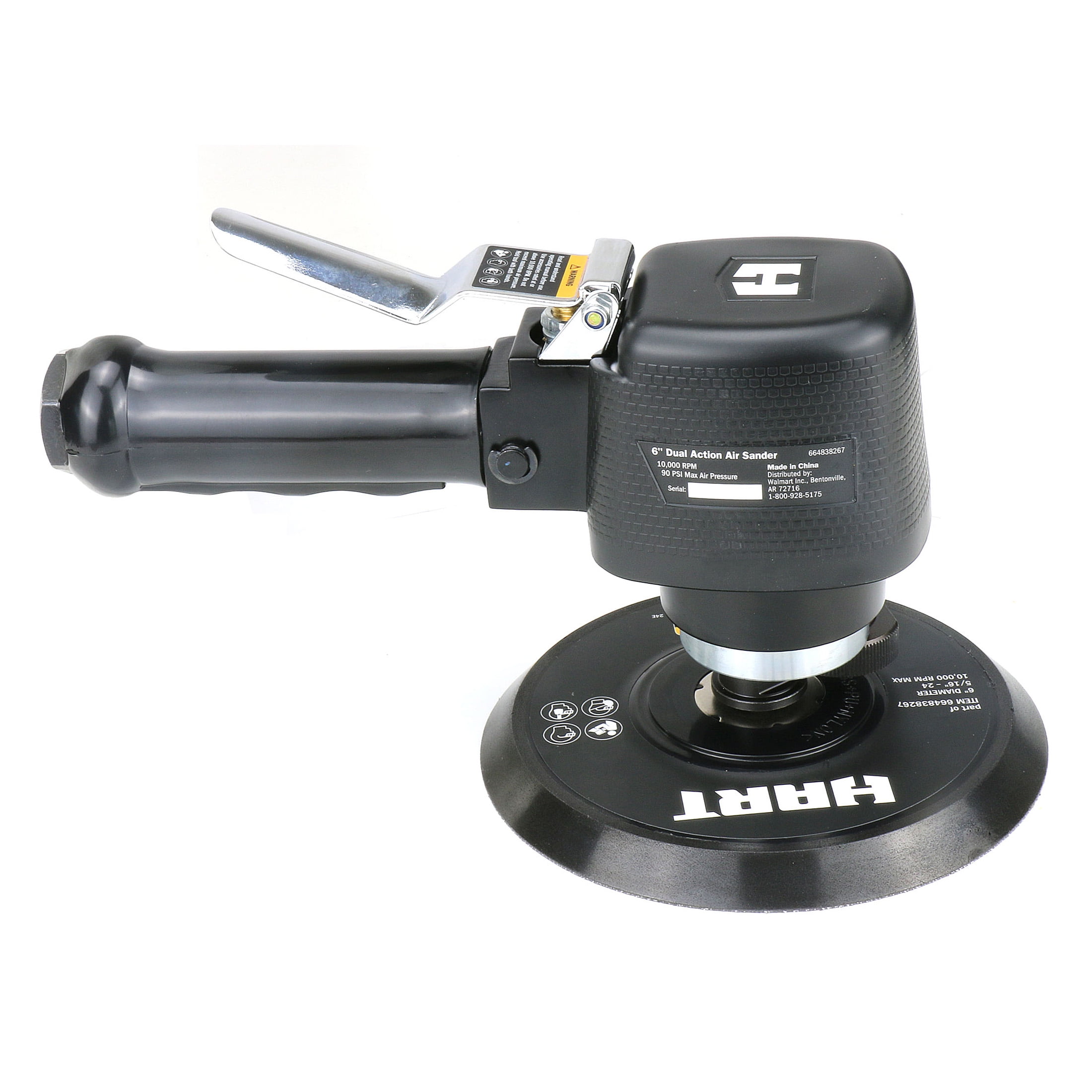HART 6 in. Dual Action Air Sander