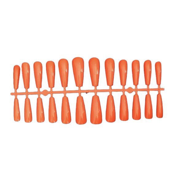 UDIYO 10 Sets Fake Nails Full Coverage Harmless Vivid Color Mixed Size Easy to Apply Extend Nail Plastic Solid Color DIY Nail Art Artificial Fingernails Decor Nail Supplies