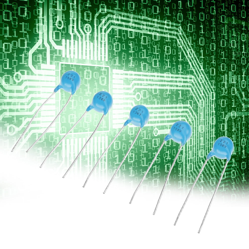 Monolithic Disc Capacitor, 220pF Capacitor, 220pF Ceramic Capacitor Kit Detection Equipment High