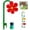Red, variant on Harliver Crazy Dancing Daisy Sprinkler, Funny Dancing Flower Water Sprinklers 360° Rotating Sunflower Daisy Lawn Sprinkler for Yard Watering and Playing (Yellow)