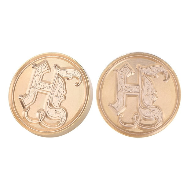 Wdftyju Sello de cera con letras góticas, sello vintage para álbum de recortes, herramienta de Hobby para la cabeza (H) Wdftyju 5wz3am1nn5kh2zn0D08