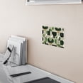 thumbnail image 5 of Yayeee Toggle Light Switch Wall Plate 3-Gang 6.37"x4.48" Decorative Outlet Cover, Green Circle, 5 of 7