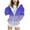 A-Blue, variant on Girls Oversized Full Zip Hoodie, Kids Gradient Print Long Sleeve Hooded Jackets, Child Fall Winter Zipper Sweatshirt with Hood Outerwear