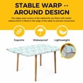 thumbnail image 4 of Summer Swimmers Table Cloths for 3 Foot Rectangle Tables, Cartoon Swimming Girls Boys Sports Patio Waterproof Elastic Fitted Tablecloths, Washable Rectangular Table Cover for Camping, 4 of 8