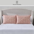 thumbnail image 6 of Better Homes & Gardens Floral Matelassé Pillow Shams, Standard, Pink Rose, 2 Pack, 6 of 7