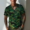 thumbnail image 2 of JAJAHO Camo Shirts For Men Camouflage Short Sleeve T Shirt With Pocket Summer Casual V Neck Base Layer Tee Shirts Casual Daily Wear Soft Tops, 2 of 6