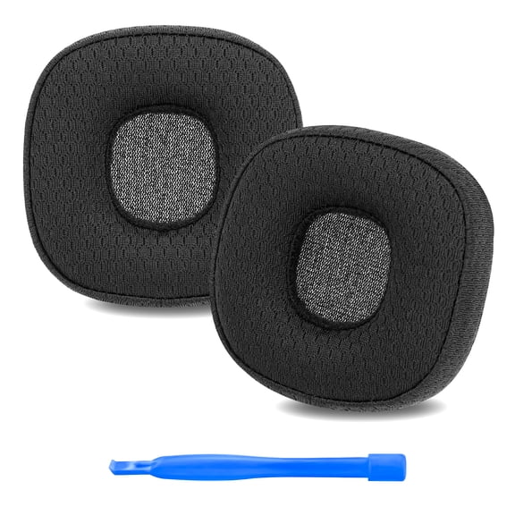Linkidea Replacement Ear Pads for Marshall Major I/ II/ III/ IV/ V Headphones Ear Cushions (Mesh Fabric/ Black)