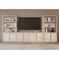 thumbnail image 3 of Savin Rectangular TV Stand for TV's up to 75" in Alder White, 3 of 9