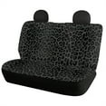 thumbnail image 2 of Xoenoiee Black Leopard Print Car Seat Covers Front Seat Covers Rear Bench Seat Protector Rear Backrest Cover for Most Vans Trucks SUVs, Automotive Interior Accessories, 2 of 7