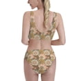 thumbnail image 3 of Picia Mandala Women's High Waisted Bikini Scoop Neck Swimsuit Two Pieces Bathing Suit-XX-Large, 3 of 8