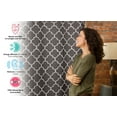 thumbnail image 5 of THD Royal Lattice Decorative Privacy Room Darkening Grommet Window Drapes Curtain Panels - Pair, 5 of 7