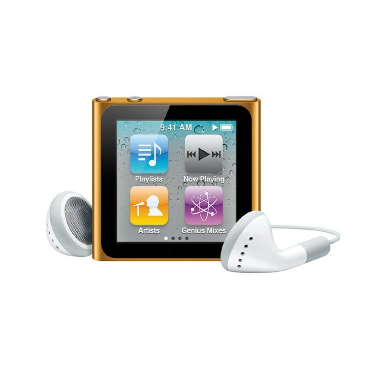 Pre-Owned Apple iPod Nano 6th Generation 8GB Orange Condition in