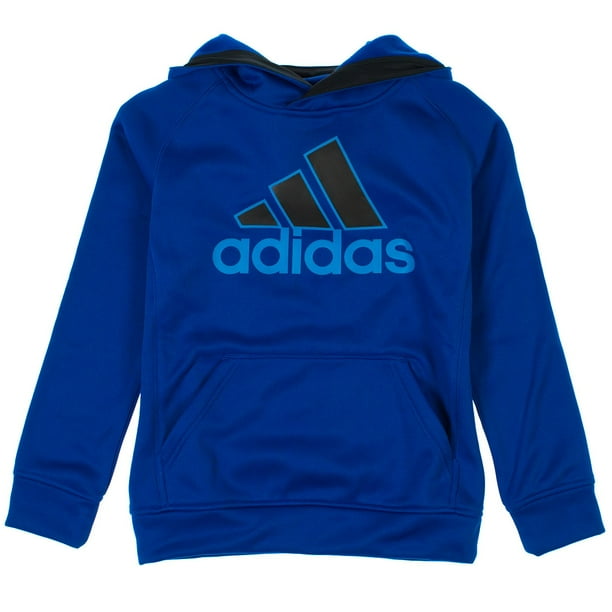 Adidas - Adidas Boys Performance Pull Over Hoodie (Blue/Black, Medium ...