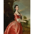 thumbnail image 3 of Joseph Wright of Derby 15x18 Black Modern Framed Museum Art Print Titled - Portrait of Miss Ann Carver Before a Landscape, 3 of 5