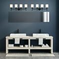 thumbnail image 5 of Design House Aubrey 4-Light Transitional Indoor Dimmable Bath Vanity Light, Matte Black, 5 of 16