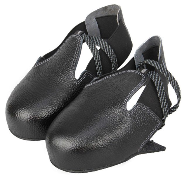 Steel Toe Caps Overshoes One Pair, Protective Footwear for Workshop and Construction Area