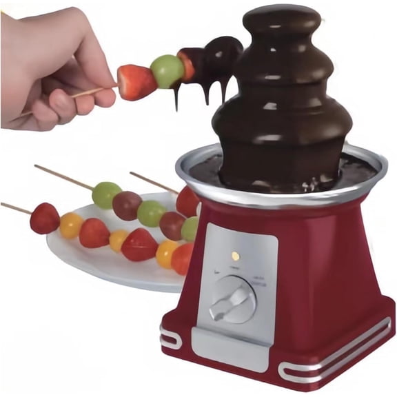 Stainless Steel Chocolate Fondue Fountain, 3-Tier Automatic Chocolate Fountain With Waterfall Design, Easy To Assemble & Clean, Electric Chocolate Maker For Parties, Holidays & Family Use (1 PC)