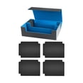 thumbnail image 3 of MERIGLARE Card Deck Box Organizer PU Leather Wear Resistant Container Playing Card Box Blue, 3 of 9