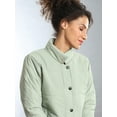 thumbnail image 6 of Women Solid Windcheater Bomber Jacket, 6 of 7