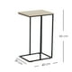 thumbnail image 2 of Ilios Innova | Mesa Auxiliar Alta Lateral Minimalista Industrial con Estructura de Metal y Superficie de MDF para Sala de estar., 2 of 9