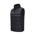 thumbnail image 6 of SELONE Heated Vests for Men Women 1 Control 4 Heating Zones Fleece Jacket Sleeveless Soild Casual Coat Plus Size, 6 of 7