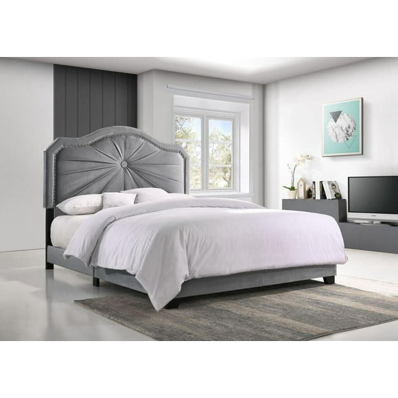 K LIVING 8074-KB Embla King Size Platform Bed
