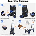 thumbnail image 6 of 2-in-1 Folding Hand Truck Dolly with Basket, Heavy Duty Dolly Cart with Wheels, 330 LBS Capacity Convertible Handcart with Retractable Handle and 4 Wheels for Home Warehouse Office Moving, 6 of 6