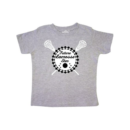 

Inktastic Future Lacrosse Star Childs Gift Toddler Boy or Toddler Girl T-Shirt