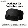 thumbnail image 3 of FACEMOON Gel Comfort Eye Mask Cooling Weighted for Dark Circles Puffy Eyes Sleep Relaxation Essential, 3 of 5