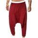 thumbnail image 1 of Pantalones largos nuevos para hombre, pantalones casuales de color liso, pantalones casuales holgados con horcajadas, pantalones de pie pequeños, pantalones largos para hombre, 1 of 8