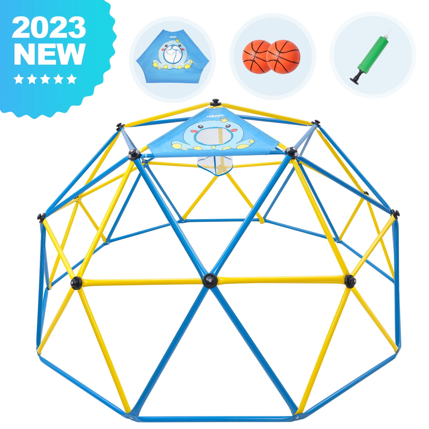 Zupapa Dome Climber, 10FT Climbing Dome, Decagonal Geo Jungle Gym 2023