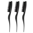 thumbnail image 2 of Juego De Peines Para Peinar El Cabello, Peine De Cola De Rata, Cepillo Para El Cabello Con De Acero Inoxidable, Cepillo De Borde De Peine De Cola De Rata, Para Trenzar El, 2 of 7