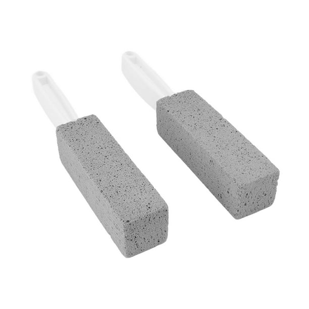 Piedra pómez para limpieza de inodoros BuyWeek 2 piezas cepillo de baño con piedra pómez